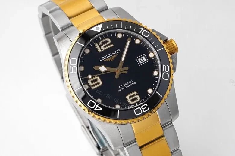 View 4 of Longines Conquest Stainless Steel and Gold Automatic Watch