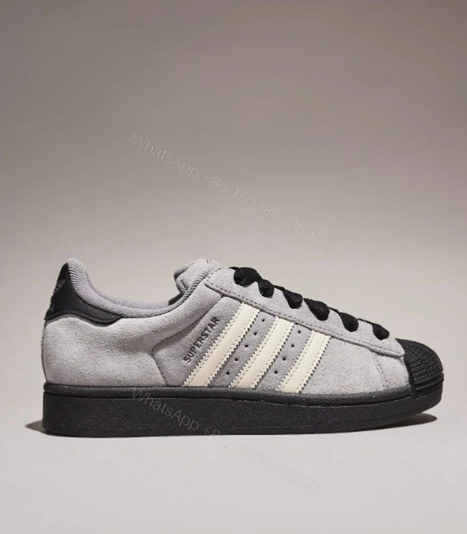 View 7 of Adidas Originals Superstar First Copy Shoes — Grey | COD India