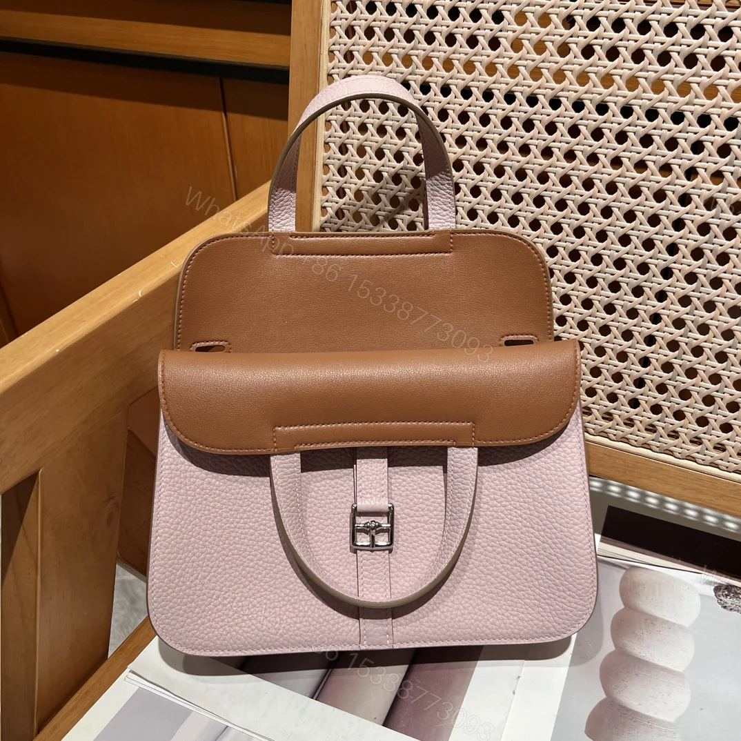 Hermes 原單 女款 Halzan 手提斜背包 大地色輕奢款 — view 1