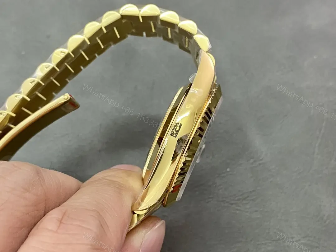 View 5 of Rolex Day-Date 40 Yellow Gold Fluted Green Ombré 228238-0069