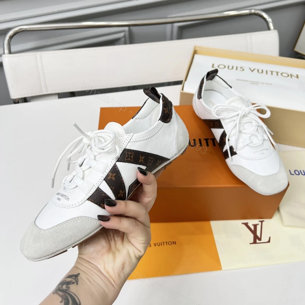 View 4 of Louis Vuitton LV Sneakerina Monogram White 1AHNC6