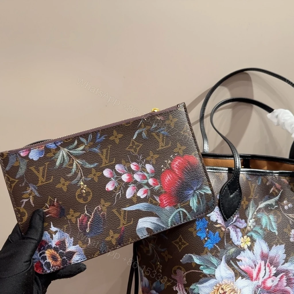 View 8 of Louis Vuitton Neverfull MM Tote Bag Monogram Canvas Ebene 31cm M28918