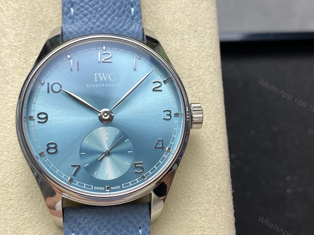 IWC Portugieser Automatic 40 White Gold / Ice Blue IW3584-02 — view 1