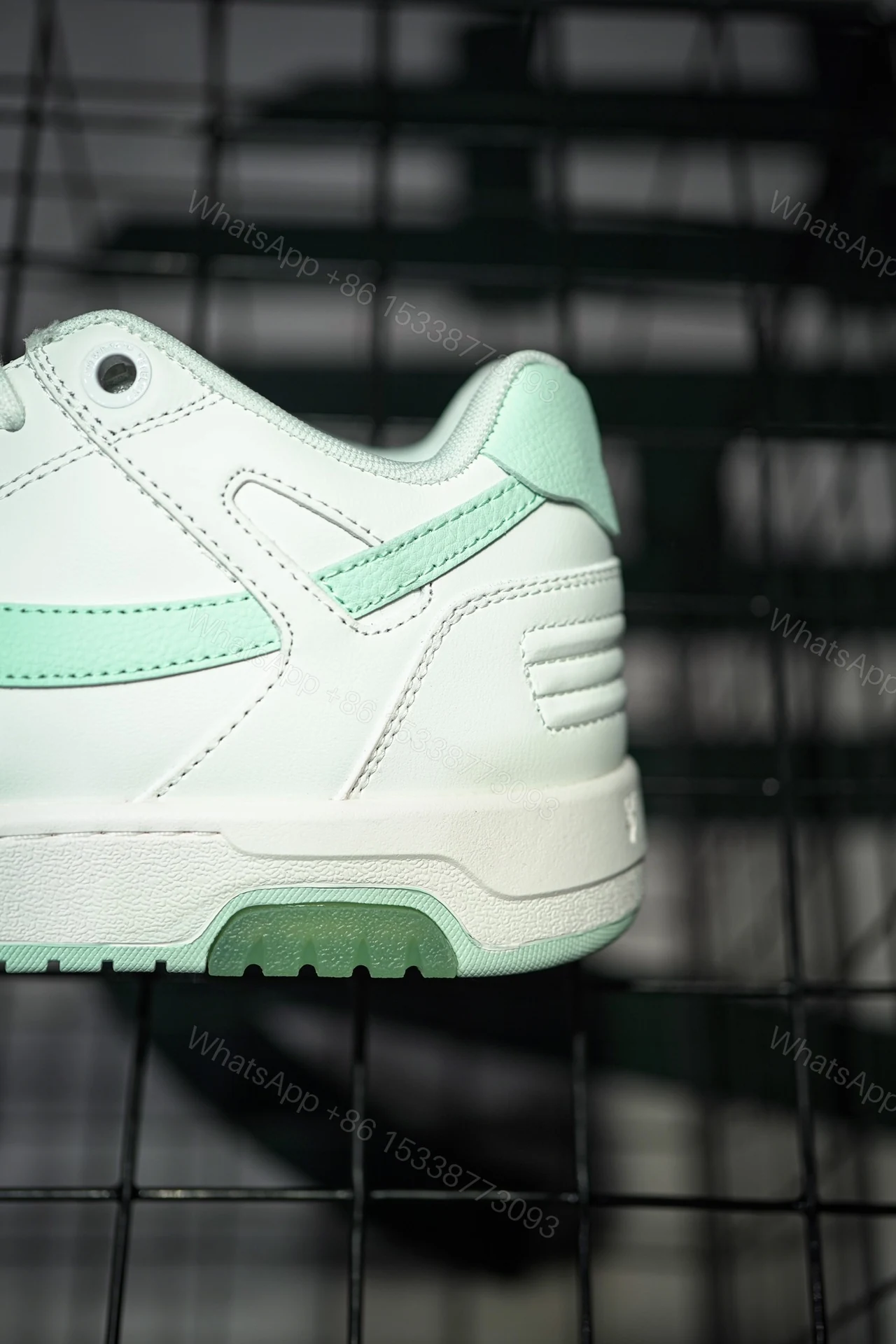 View 7 of OFF-WHITE Out Of Office White Light Green