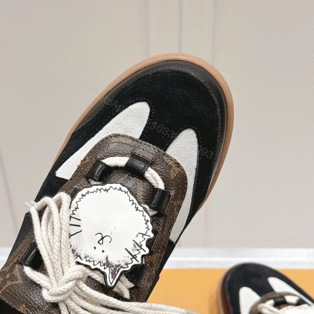 View 8 of Louis Vuitton Lous Open Sneakers Black 1ABVQ9
