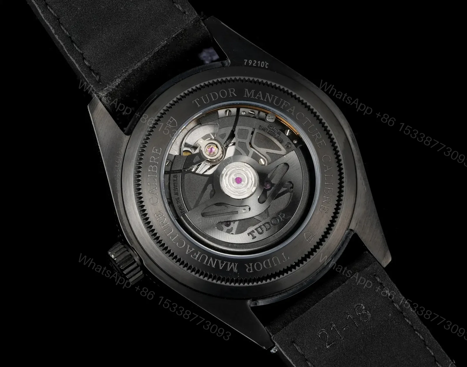 View 6 of Tudor White Warrior 41mm White Dial Black Leather Strap Watch TUDOR-WARRIOR-41-WHT-BLK-LEATHER
