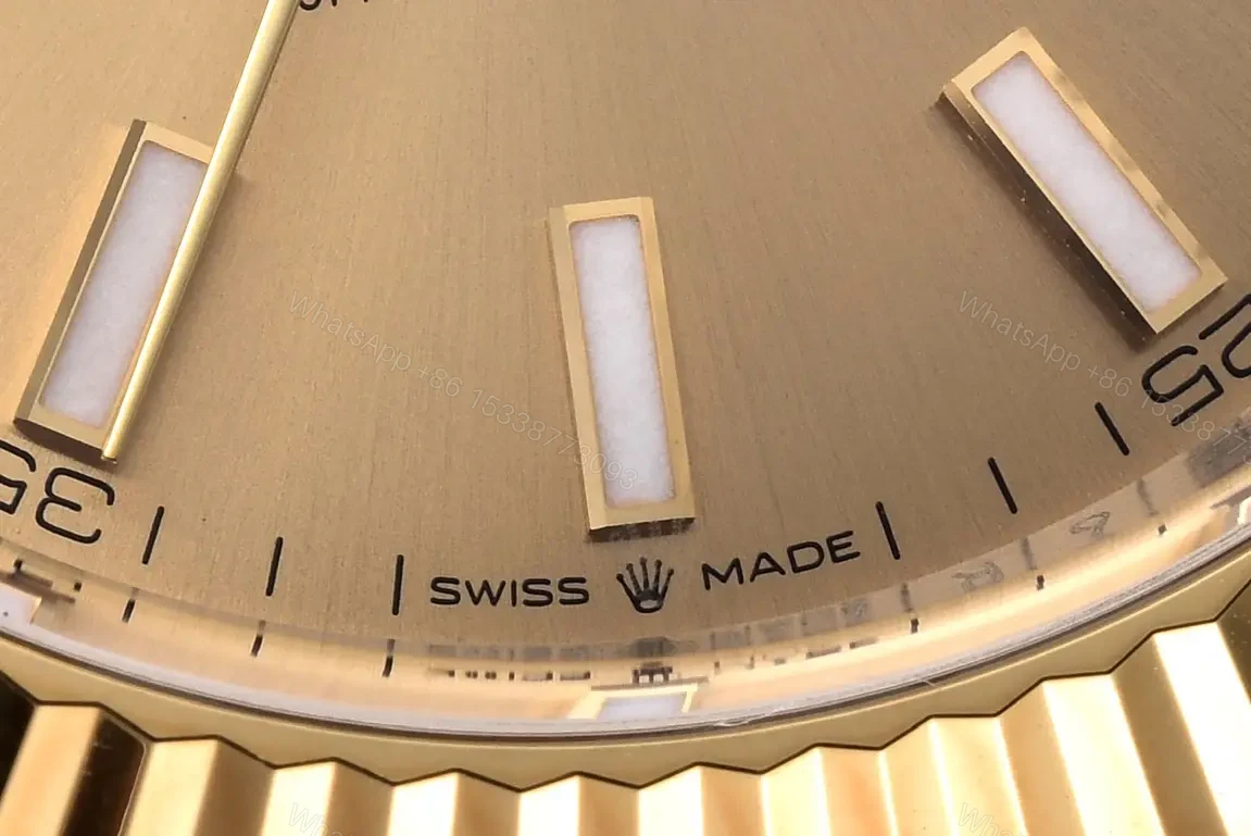 View 4 of Rolex Datejust 41 Rolesor Yellow Fluted Oyster Champagne Dial 126333-0009