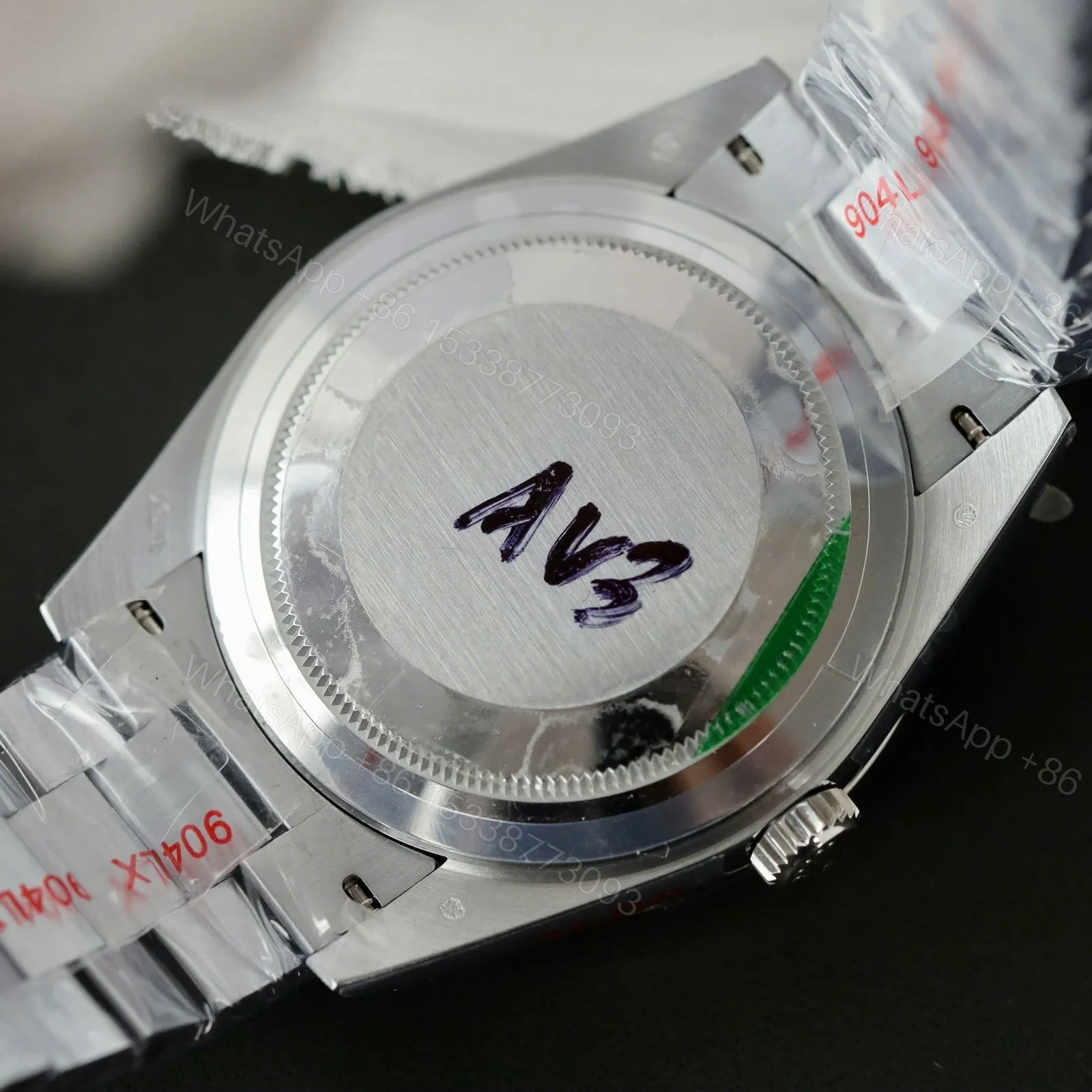 View 3 of Superclone Rolex Day-Date White Mother-of-Pearl Diamond Dial 128399tbr-0023 36 mm