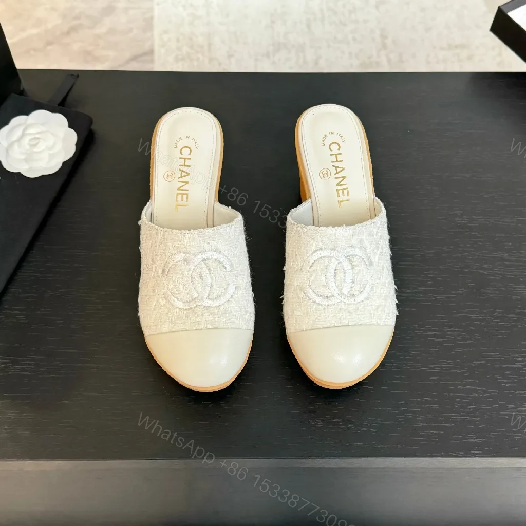 Embroidered Slip-On Sandals – Subtle Luxury, All-Day Comfort — view 1