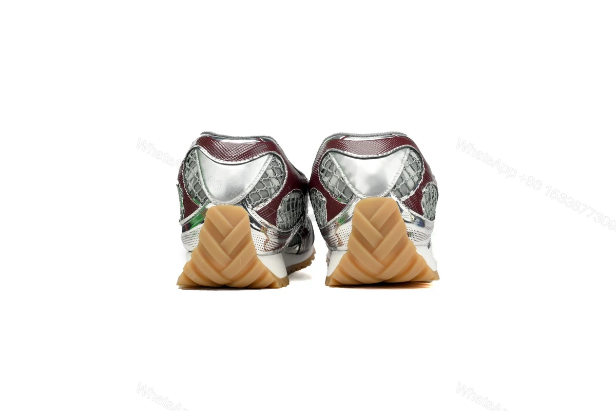 View 3 of Bottega Veneta Orbit Wine Red Reps
