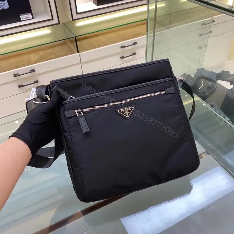 Water-Res nylon Crossbody: Prada-Inspired, Quiet Luxury Bag — view 1
