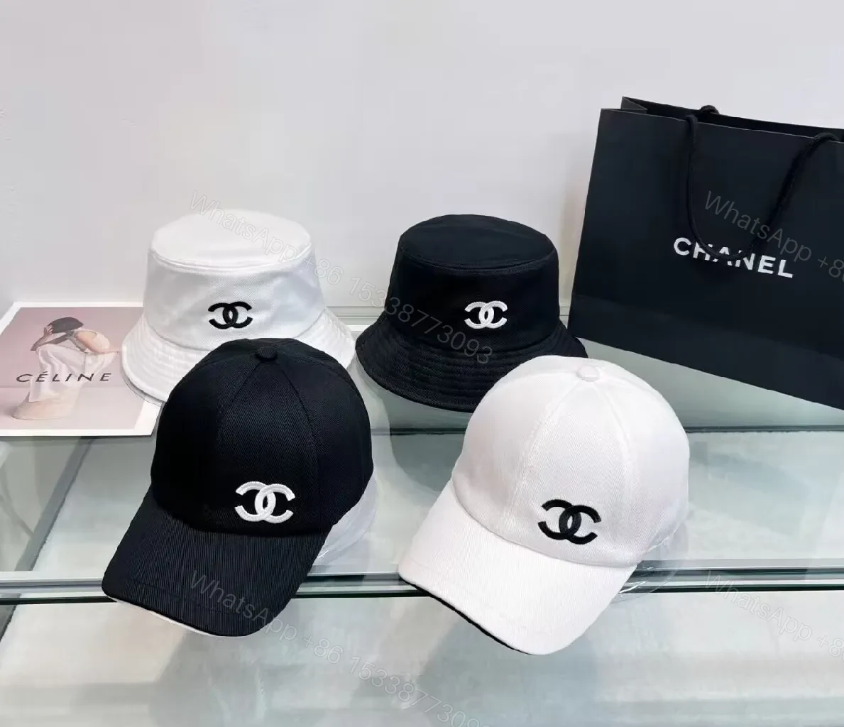 Chic Canvas Cap: Premium Cotton, Logo-Embroidered, Everyday Luxury Cap — view 1