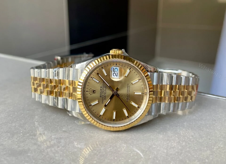 View 3 of VSF Factory 1:1 Best Rolex DateJust 36 SS 126233 Edition 904L Steel YG Stick Dial VS3235