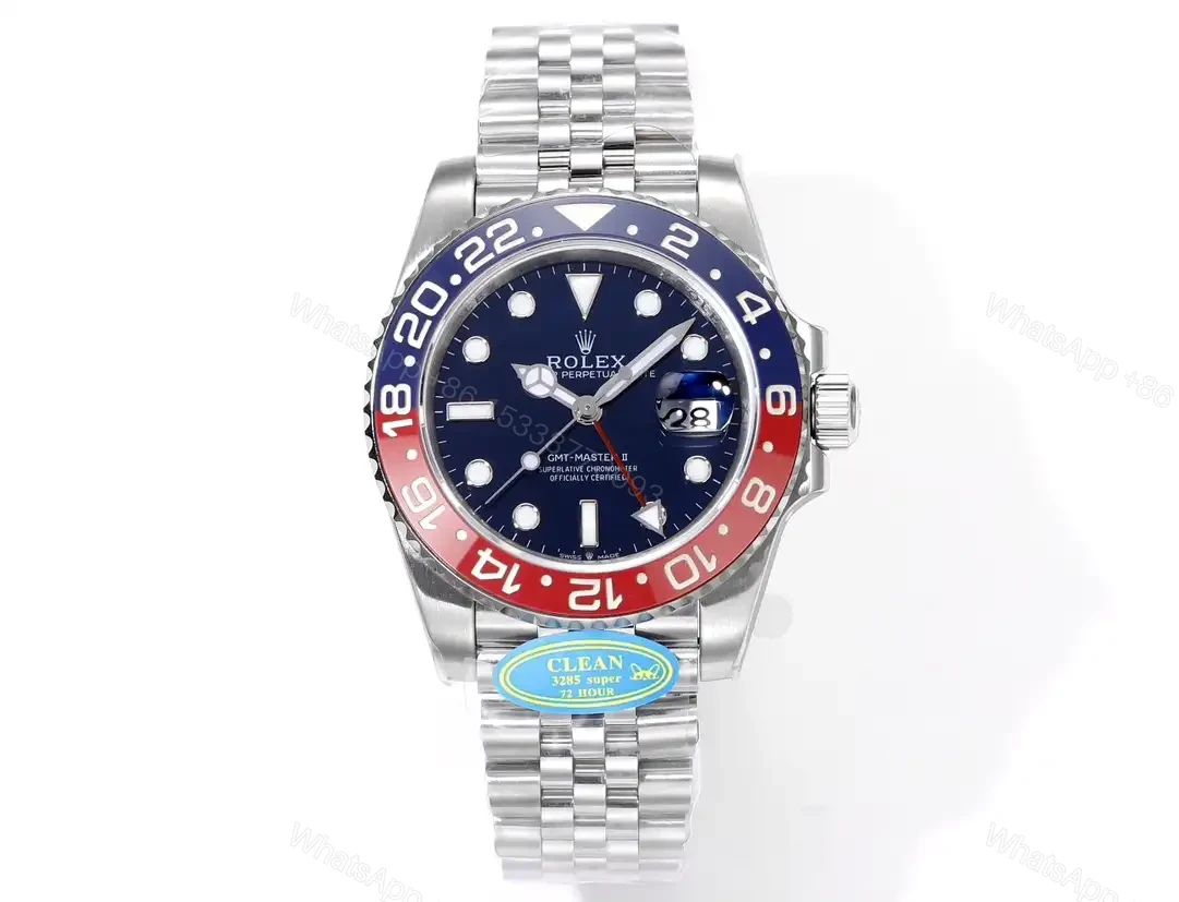 Rolex GMT-Master II Pepsi Blue Replica 40mm 126710BLRO-0003 — view 1