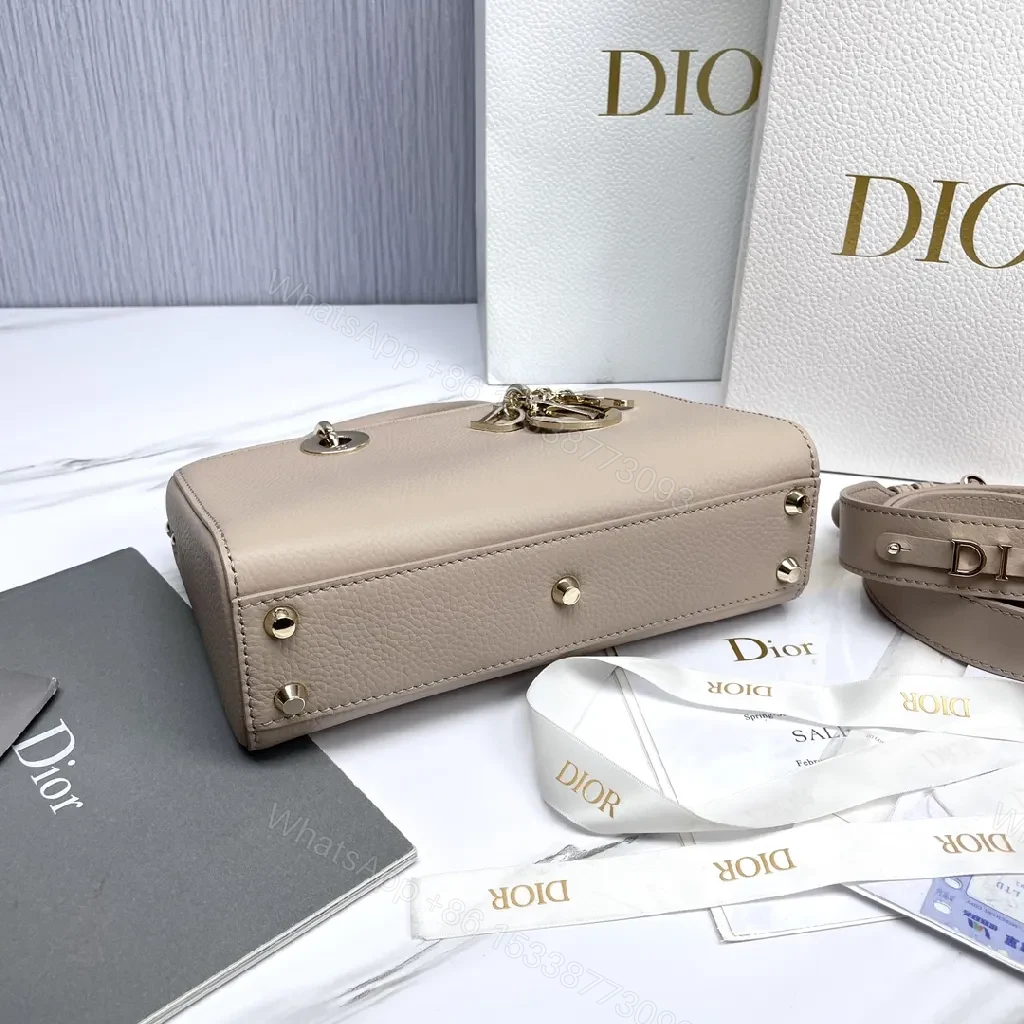 View 5 of Structured Leather Satchel: Compact Chic with Luxe Hardware