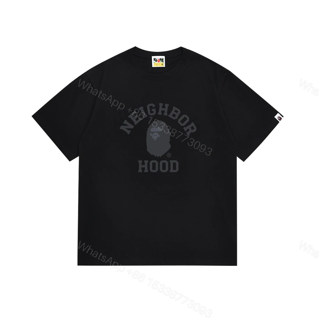 View 4 of BAPE x Neighborhood T-shirt White/Black