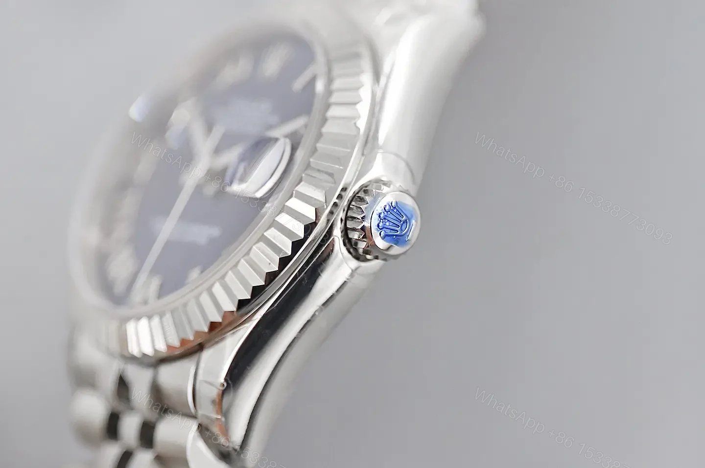View 4 of Rolex Datejust 31 178279 White Gold Blue Roman Dial President Bracelet Watch 178279-0083
