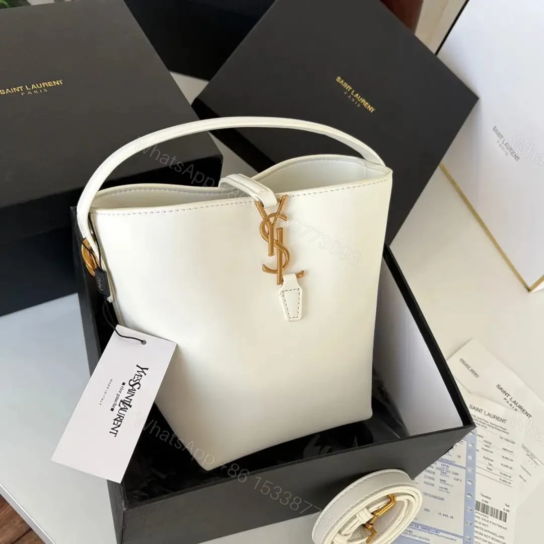 View 4 of YSL Saint Laurent Le 37 Bucket Bag First Copy | AAA+ Replica