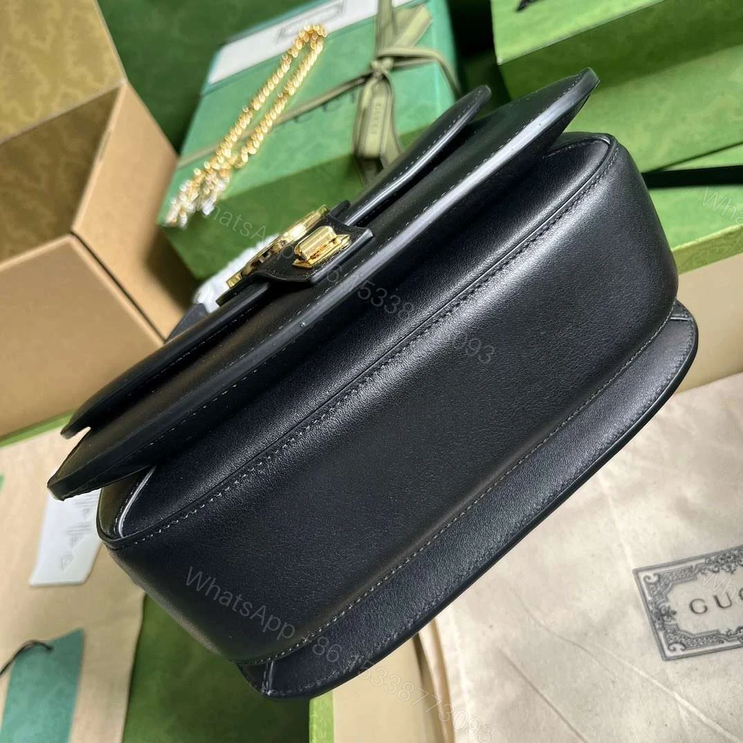 View 2 of Branded Women’s Handbag Gucci Blondie Handle Super Smooth Leather 23x15cm