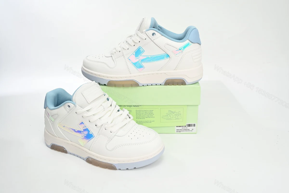 View 2 of OFF-WHITE Out Of Blue White Blue Discoloration