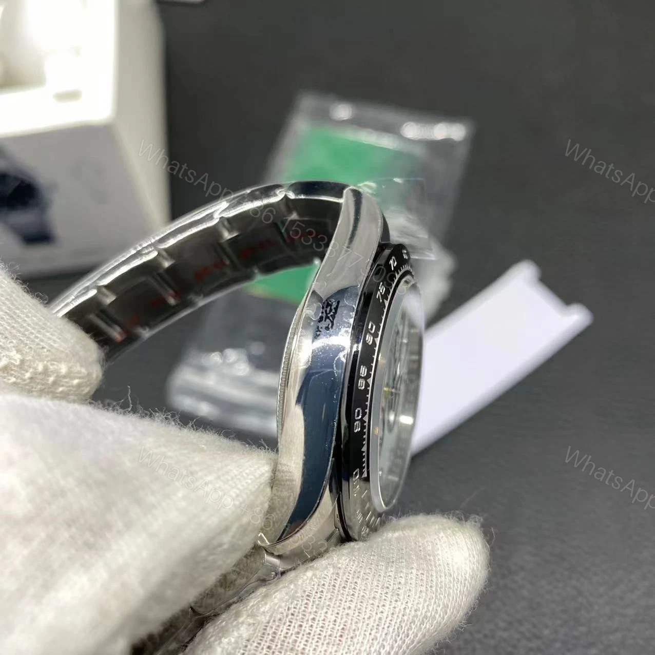 View 10 of Rolex Daytona Panda Replica Copy 116500LN Black Bezel