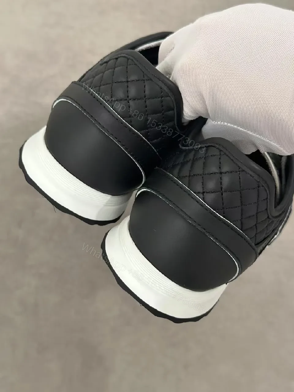 View 5 of Casual Luxe Sneaker: Leather, Stitching, High-Top Comfort