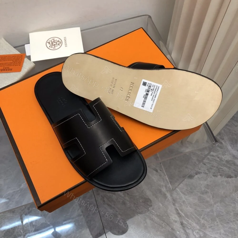 View 7 of Hermes Izmir Sandal Black