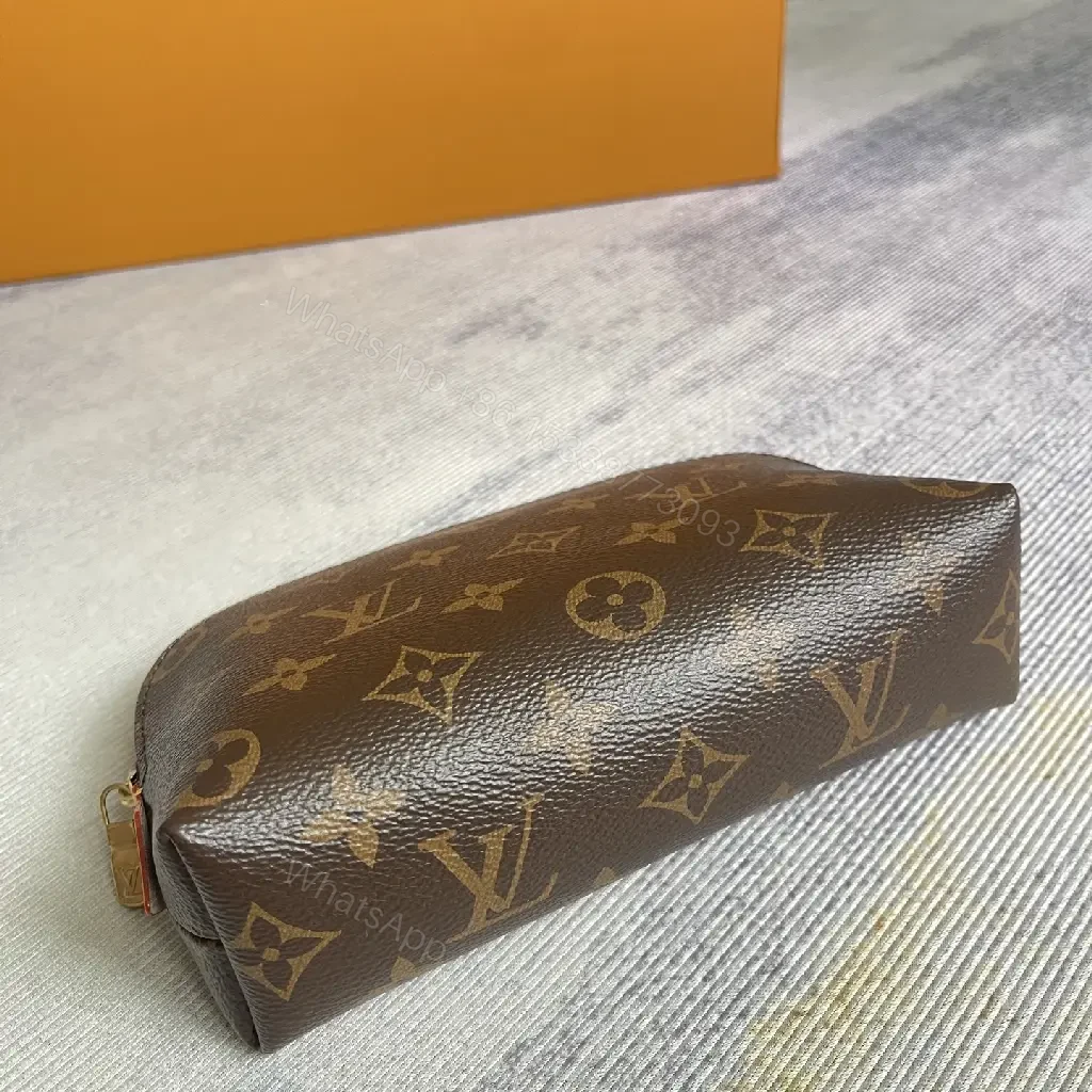View 2 of Brown LV Monogram Ledger Wallet with Zipper
