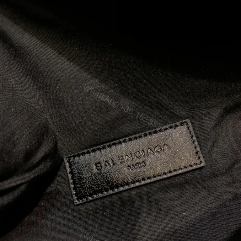 View 6 of Sleek Black Leather Belt Bag - Ultra-Refined Utility