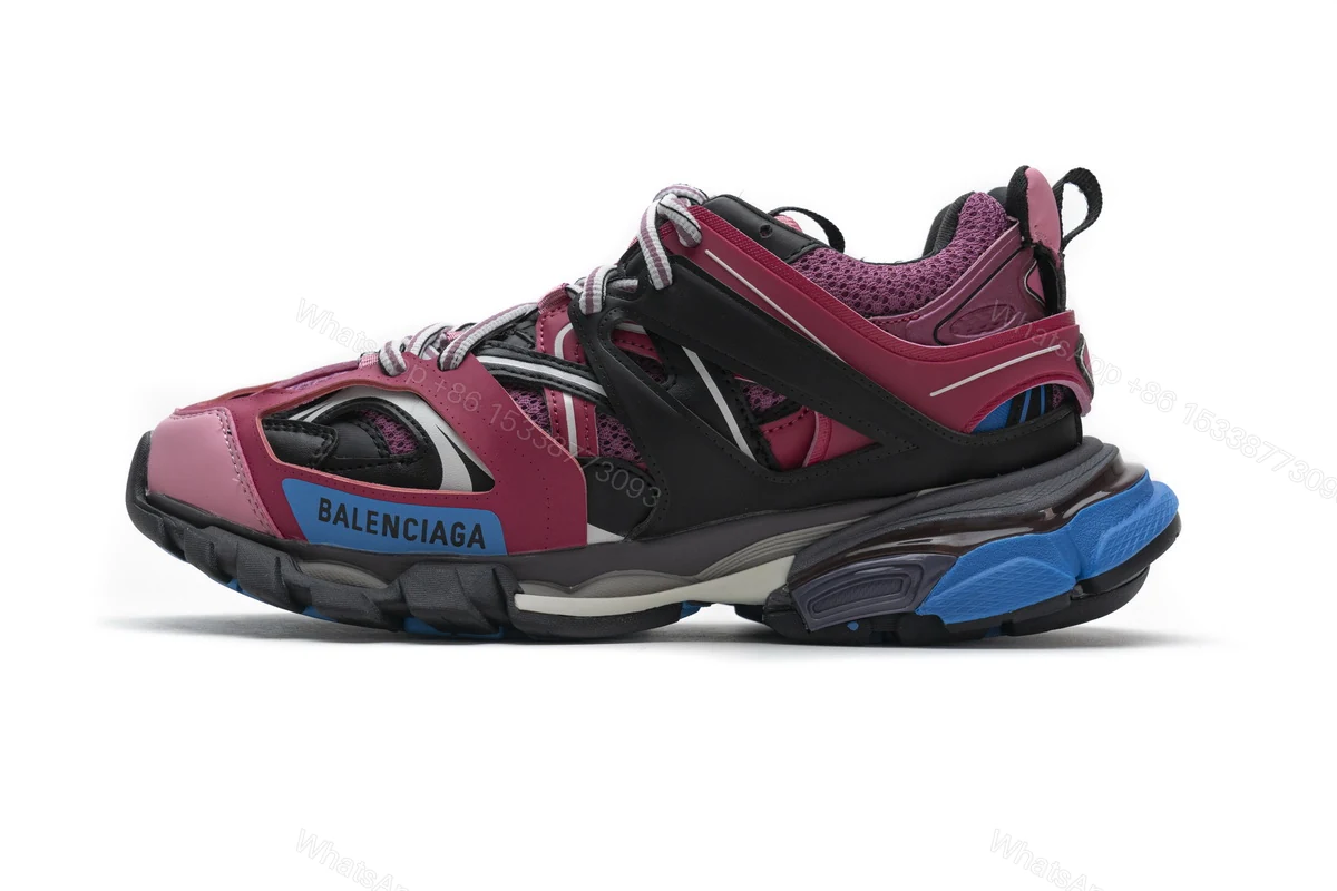 View 12 of Balenciaga Track Black Purplish Red 542436 W1GB7 5482