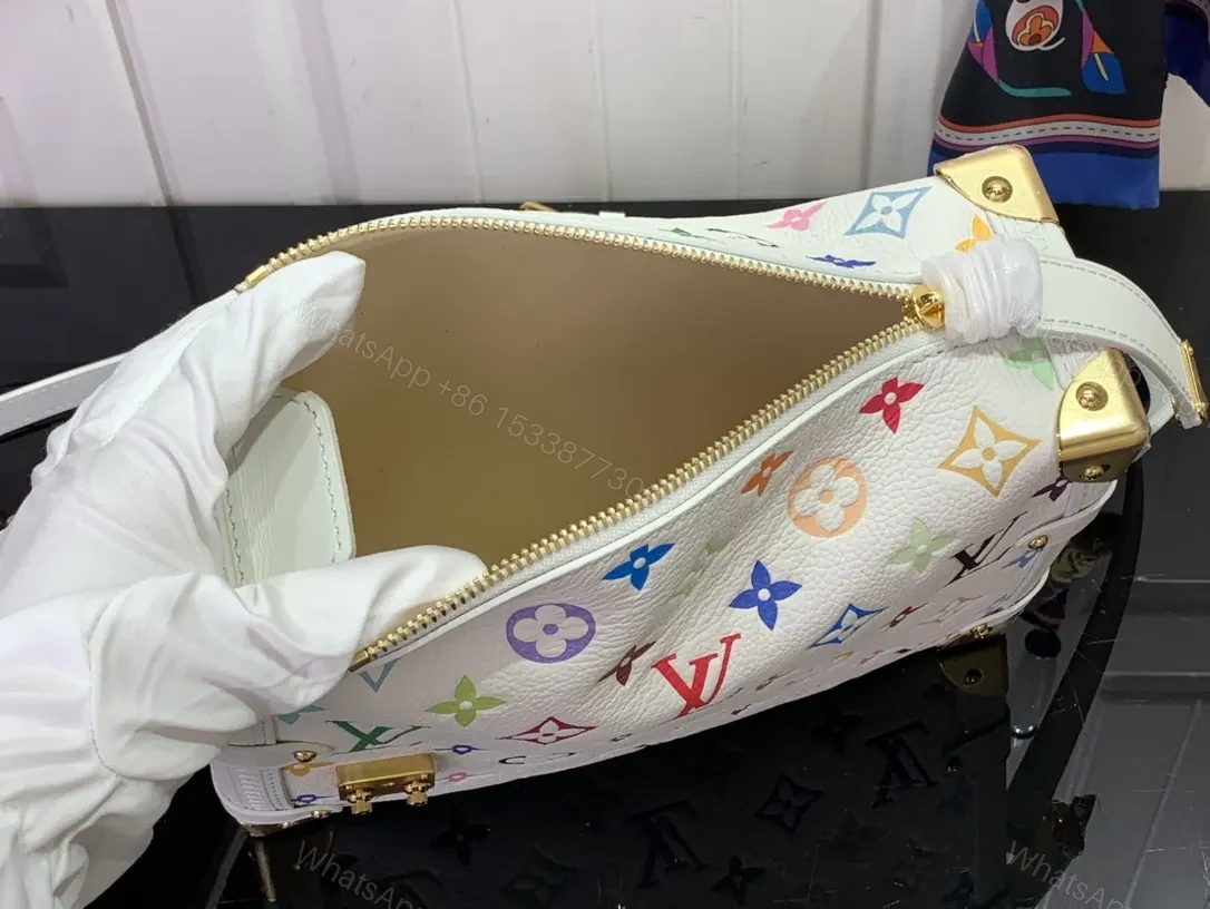 View 2 of Colorful Monogram Satchel: Structured Luxury, All‐Day Versatility