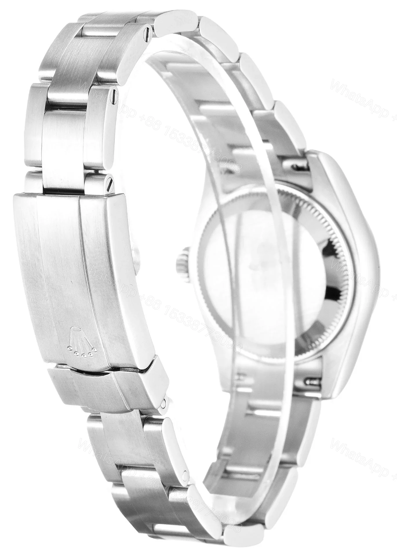 View 3 of Replica Rolex Oyster Perpetual Lady Black Dial 176200 26 mm