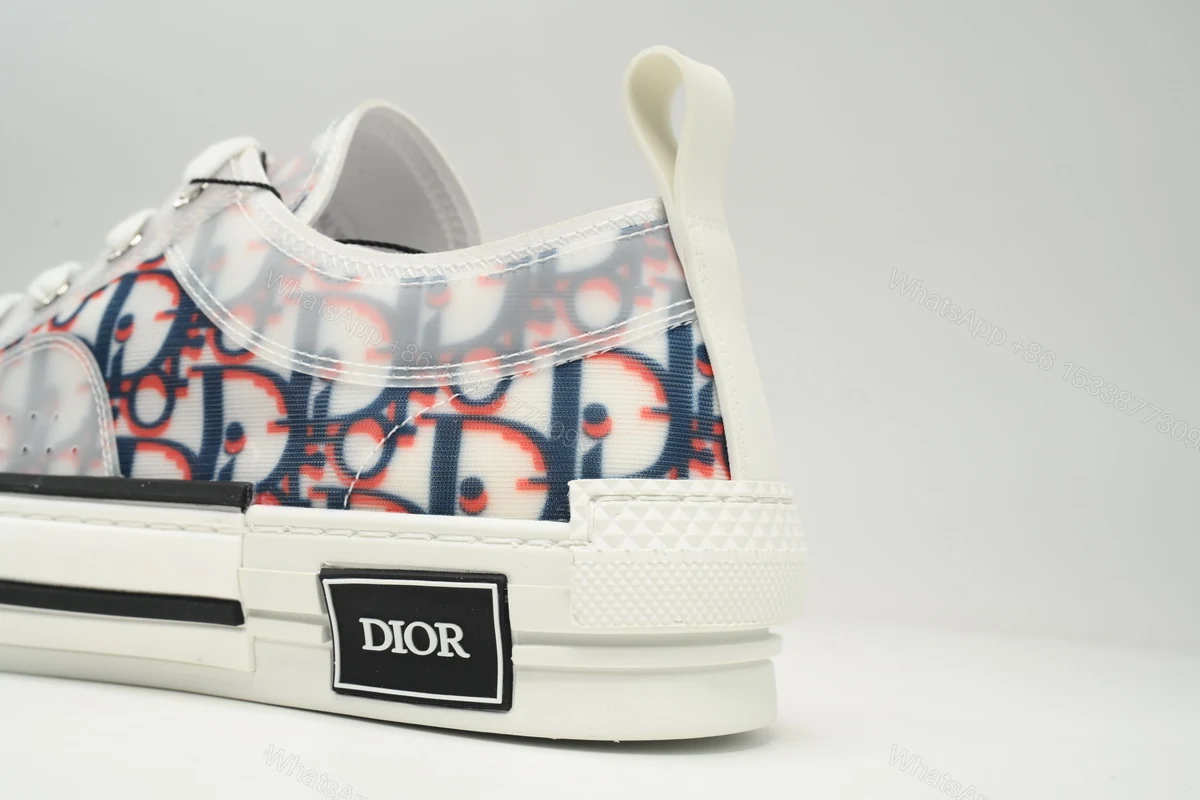 View 8 of Dior B23 HT Oblique Low Bang Blue Red
