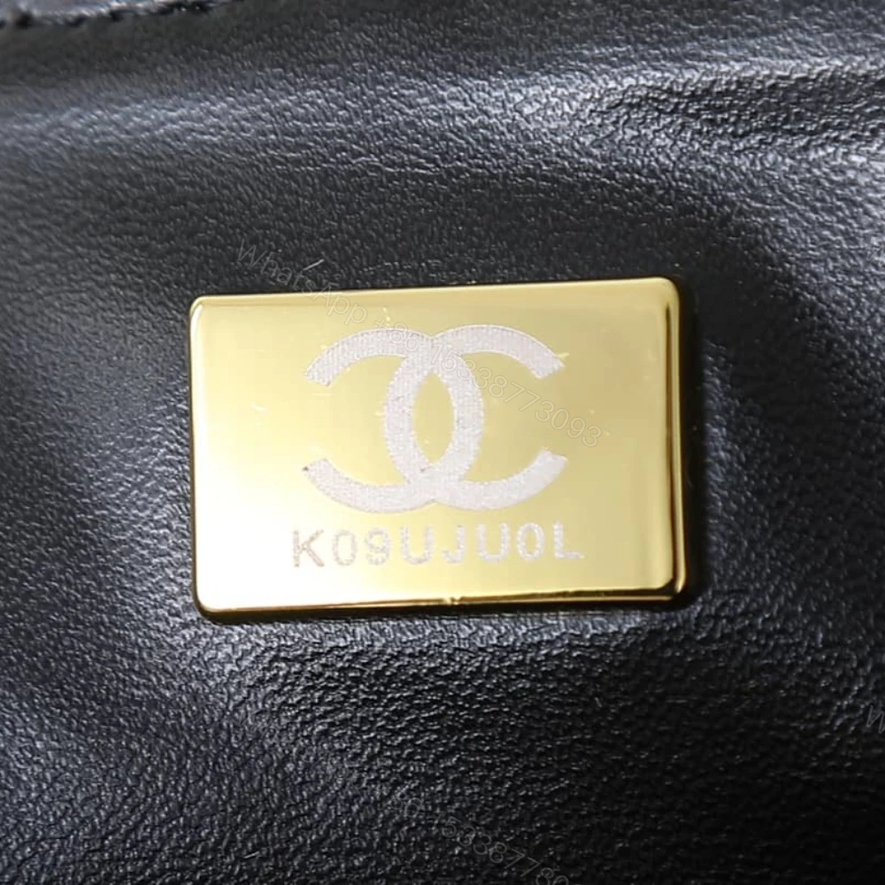 View 7 of Chanel Mini Flap Bag With Top Handle Velvet Silk And Gold Tone Metal Black 20Cm As5875 B22481 94305