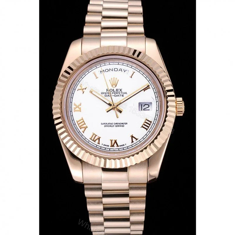 View 2 of Replica Rolex Day-Date White Dial 622546 40 mm