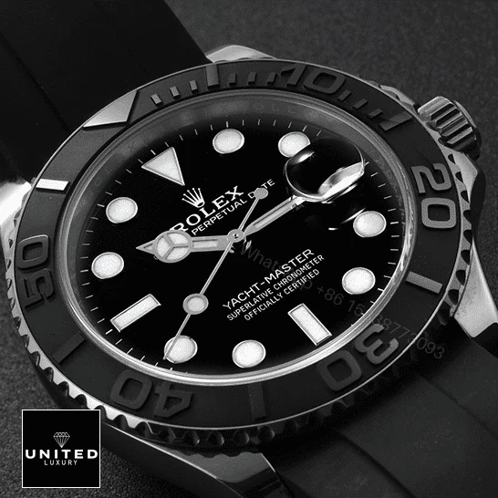 View 5 of Rolex Yacht-Master 226659 White Gold Automatic Rubber Black Dial Replica