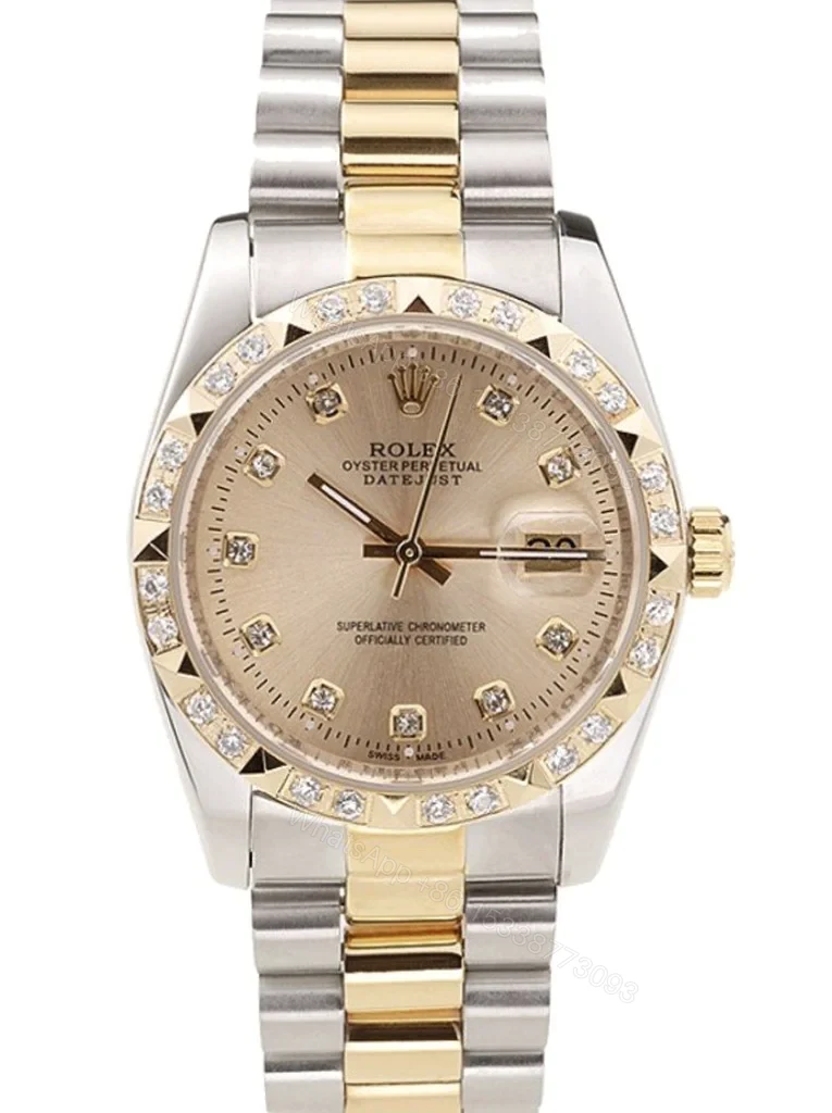 Superclone Rolex Datejust Gold Dial SRL41 36 mm — view 1