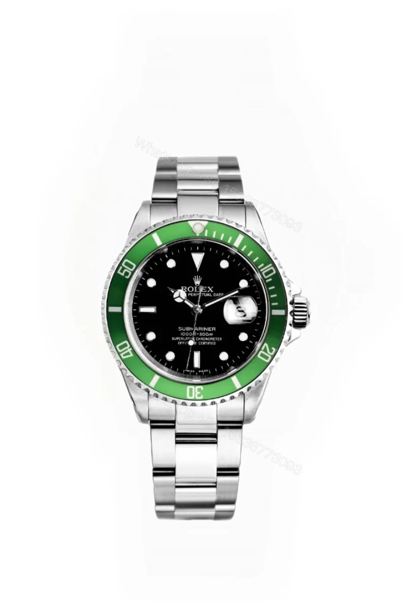 Rolex Submariner 16610LV Kermit 1:1 Replica – Green Bezel Black Dial 3135 Movement 40mm Super Clone — view 1