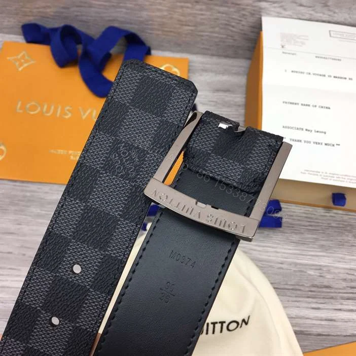 View 9 of LOUIS VUITTON DOWNTOWN 40MM BELT – B163
