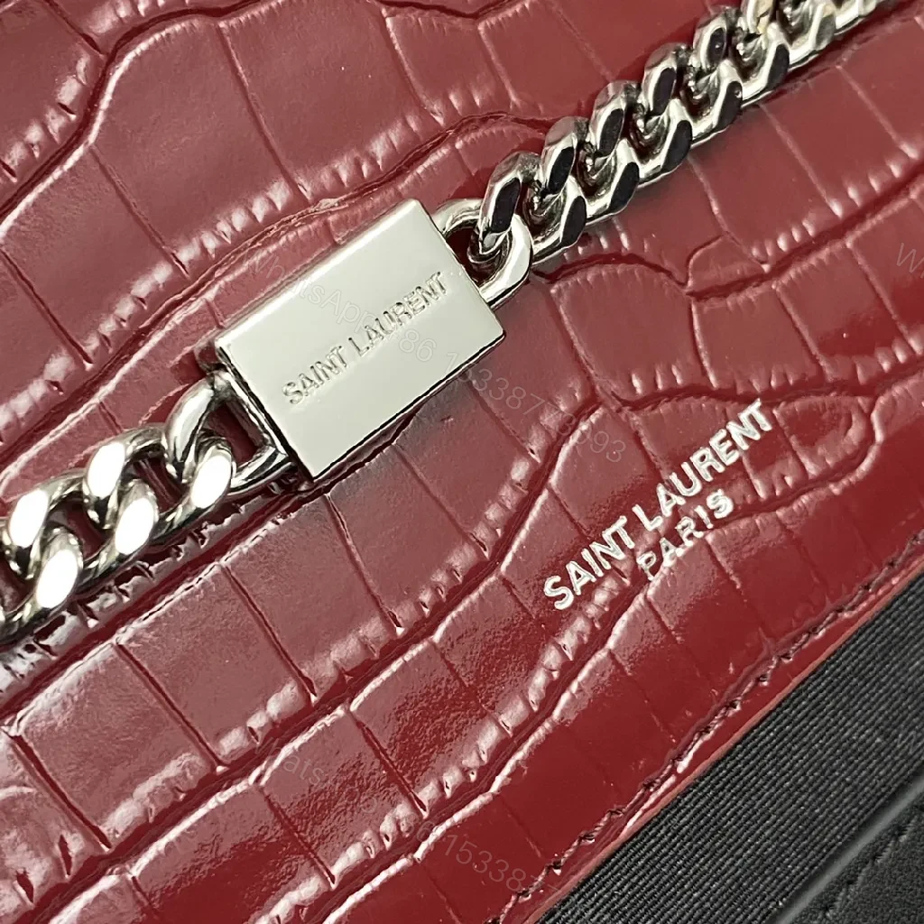 View 4 of Textured Burgundy Leather Clutch: Luxe Shine, All-Day Confidence