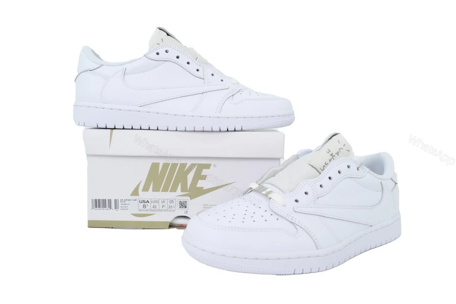 View 7 of Travis Scott x Air Jordan 1 Retro Low OG SP 'Michael Rubin White ' TD1228-111