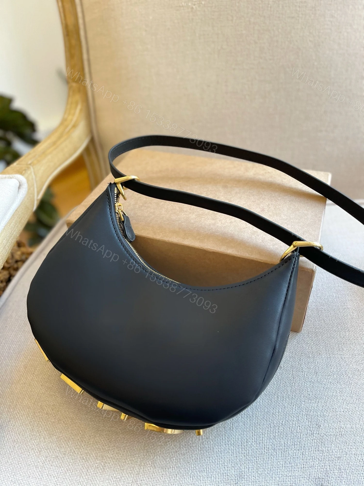 View 4 of Women Fendi Fendigraphy Small Hobo Bag