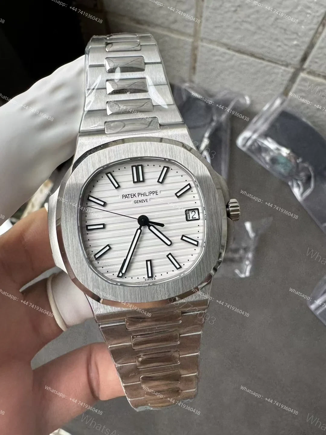 View 2 of Patek Philippe Super Clone Nautilus 5711 White Dial 40MM