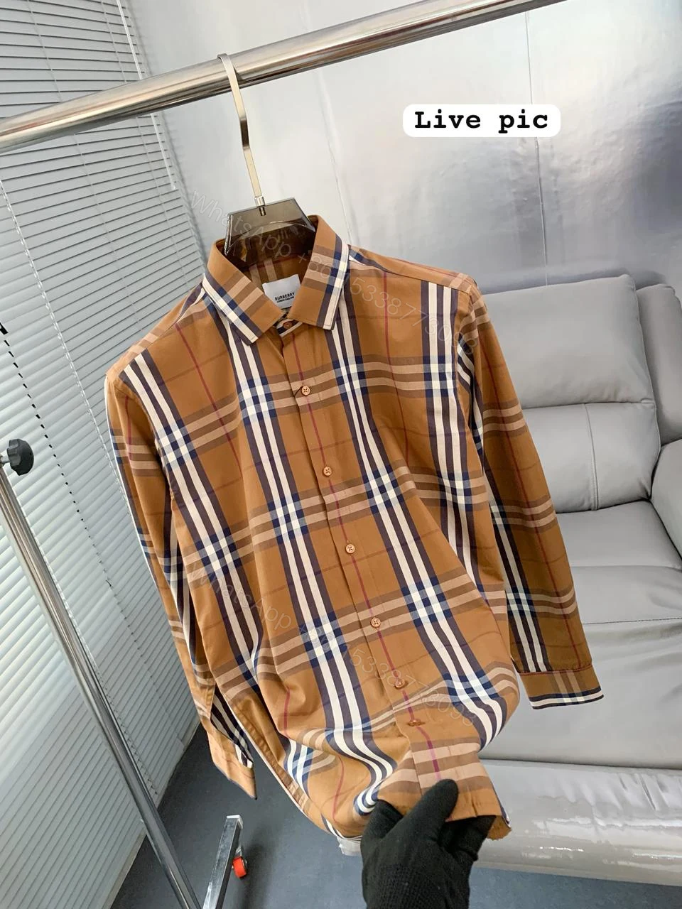 View 11 of Burberry Original Oxford Premium Shirt First Copy | AAA+ Replica