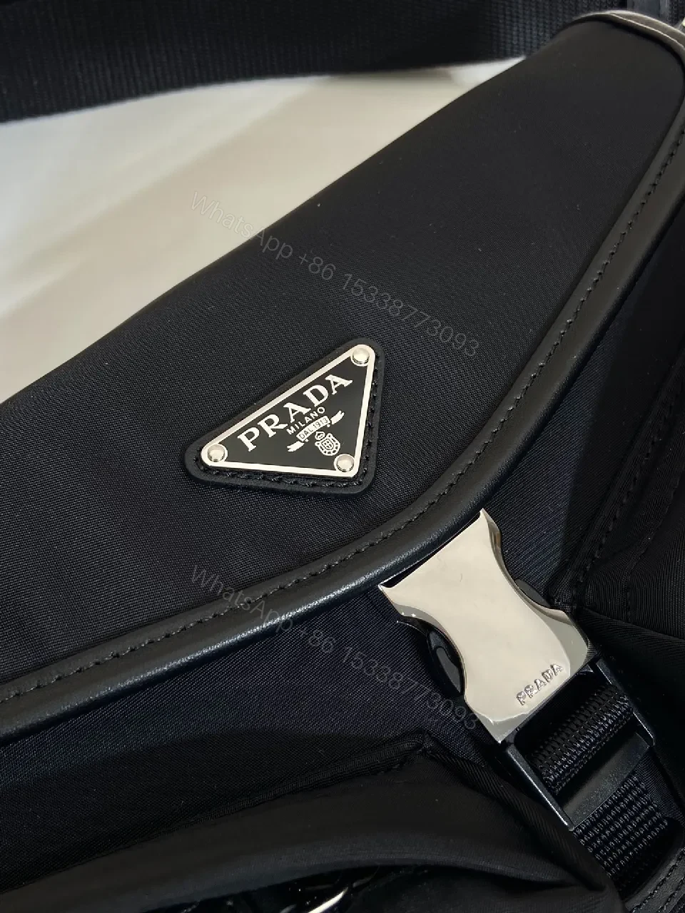 View 4 of Compact Nylon Belt Bag: Luxe Utility for City Edges