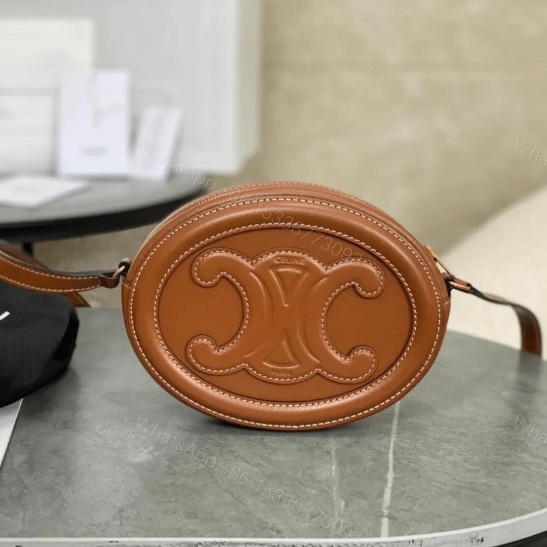 Celine Mini Handbag Replica 11 Brown Soft Leather 16×12.5x4cm — view 1