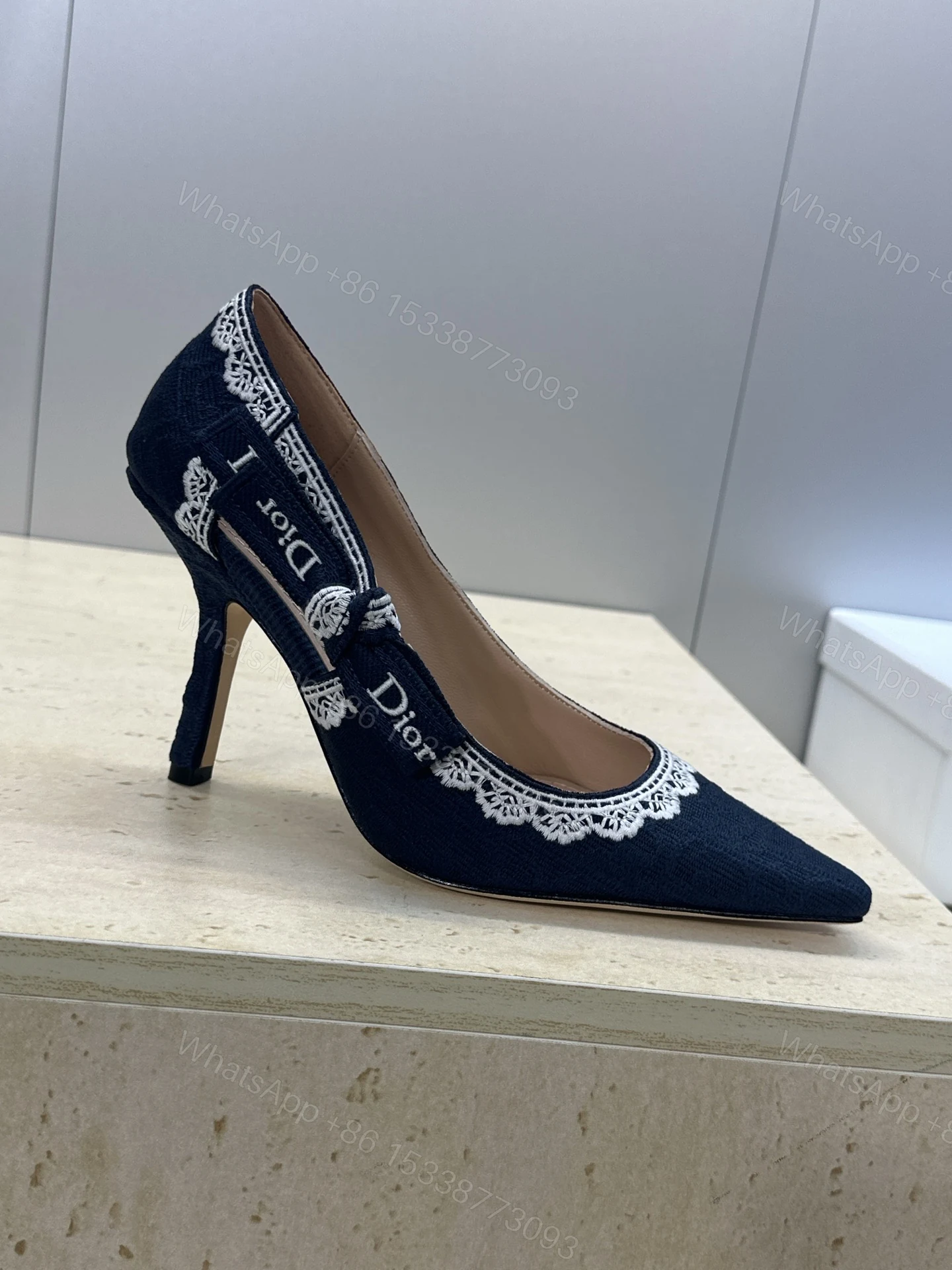 View 3 of Dior J’Adior slingback pumps Blue