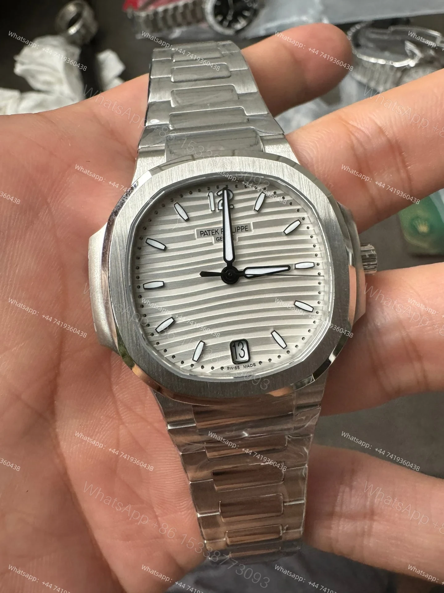 View 4 of Patek Philippe Super Clone Nautilus 7118/1A-010 White Dial 35.2mm