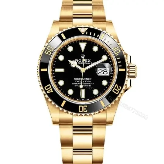 Replica Rolex Submariner Gold/Black — view 1