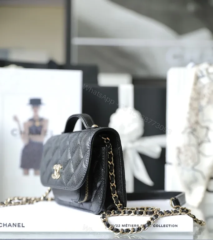 View 6 of Chanel-Inspired Quilted Mini Flap Bag: Luxe, Versatile